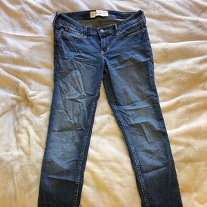 Hollister super skinny dark wash jeans